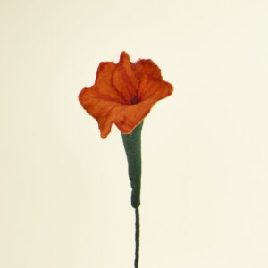 Filzblume Orange