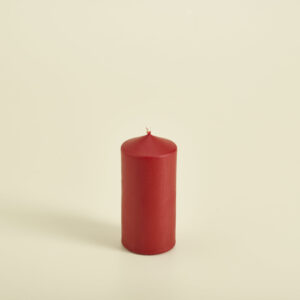 Zylindrische Kerze rot 100x47