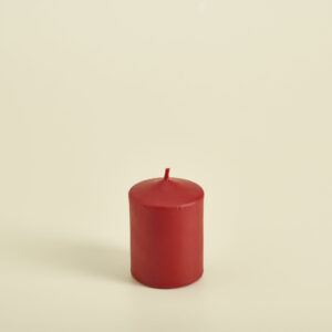 Zylindrische Kerze rot 75x57