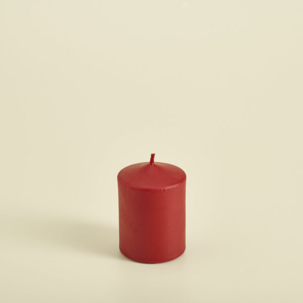 Zylindrische Kerze rot 75x57