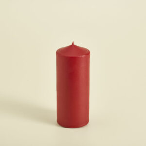 Zylindrische Kerze rot 135x57