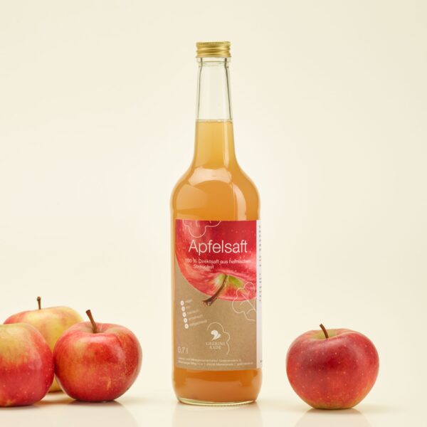Apfelsaft in 0,7 l Flasche